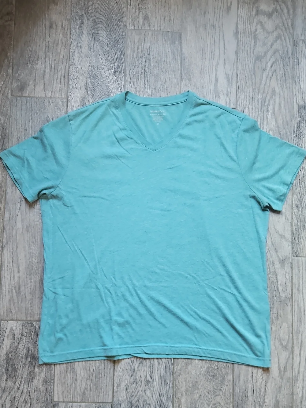Banana Republic Men’s V-Neck T-Shirt in Light Teal